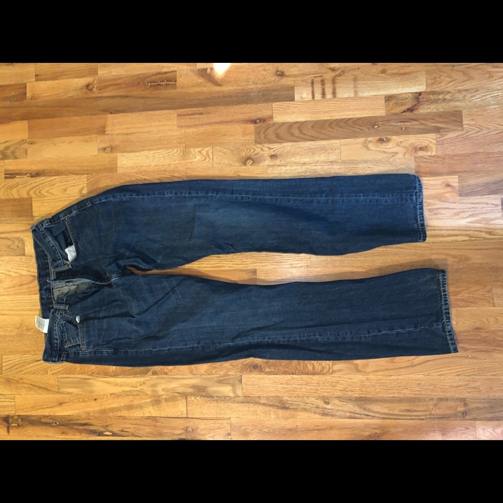 Levi darkwash bootcut jeans